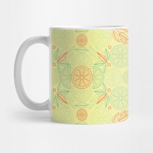 Citrus Splash Seamless Surface Pattern Design Mug